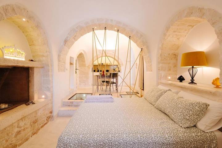 Rustico per 2 persone, con Giardino e Piscina nonché Panorama a Martina Franca
