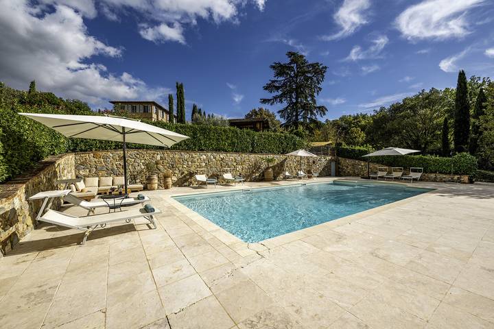Location de vacances pour 14 personnes, avec vue et jardin, animaux acceptés à San Giovanni d'Asso - 2