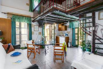 Maison d’hôte pour 2 personnes, avec vue et balcon à La Canée