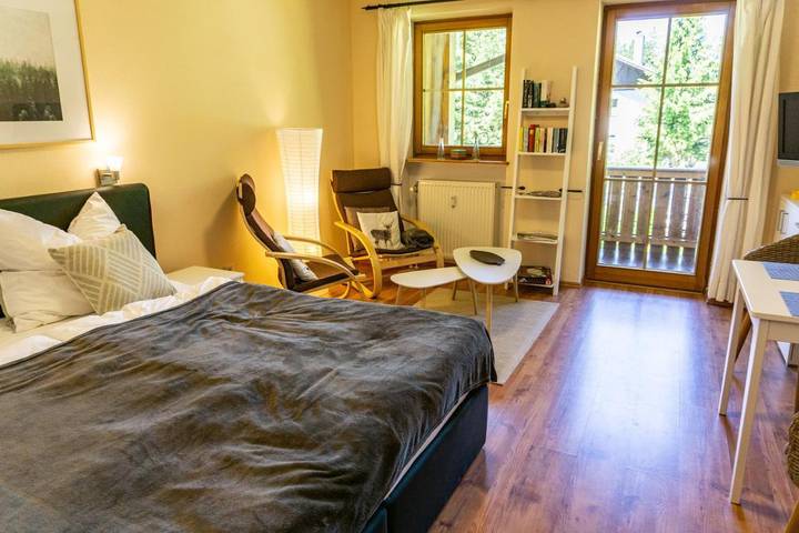 Ferienwohnung für 2 Personen, mit Balkon und Whirlpool sowie Sauna