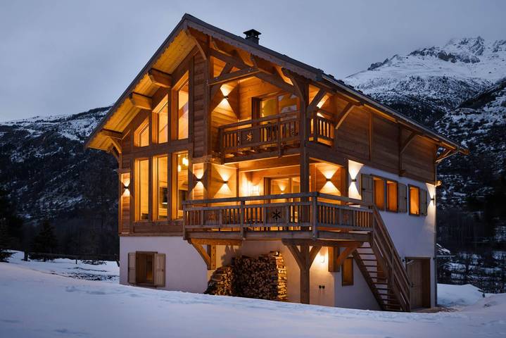 Chalet pour 10 personnes, avec balcon