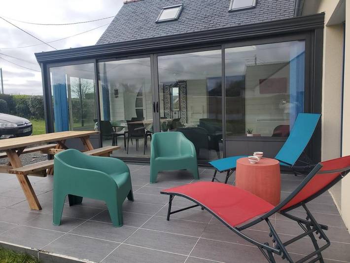 Location de vacances pour 8 personnes, avec jardin, animaux acceptés dans Plage de Tréompan - 3