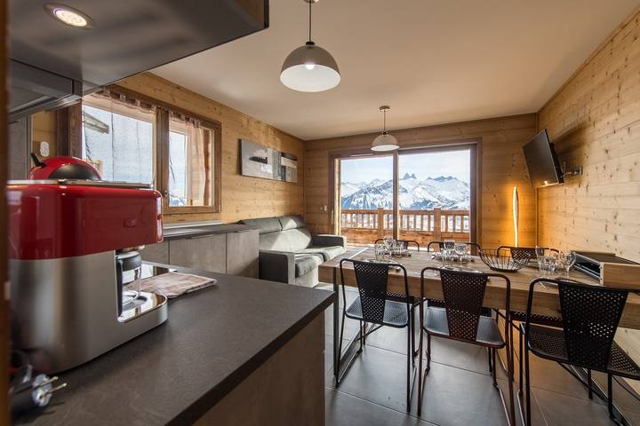 Appartement voor 6 personen, met Balkon in Les Sybelles