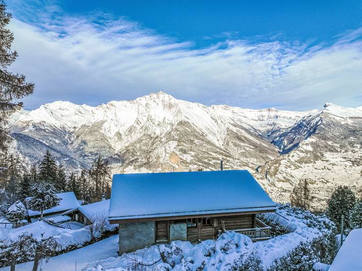 Bauernhof für 6 Personen, mit Garten und Ausblick, mit Haustier im Wallis