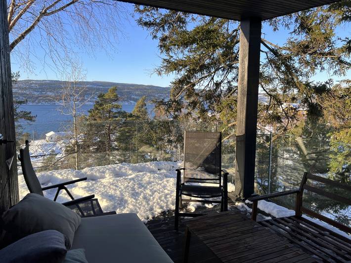 Traditionelles Ferienhaus im modernen Drøbak in Frogn