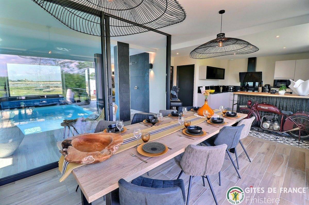 Gîte für 10 Personen mit Terrasse in Brignogan-Plages, Brest und Umgebung