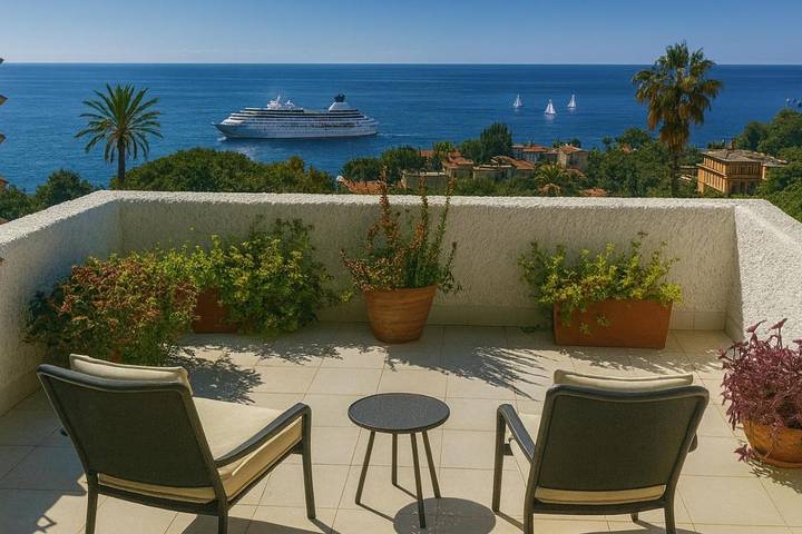 Villa pour 8 personnes, avec jardin et vue à San Remo