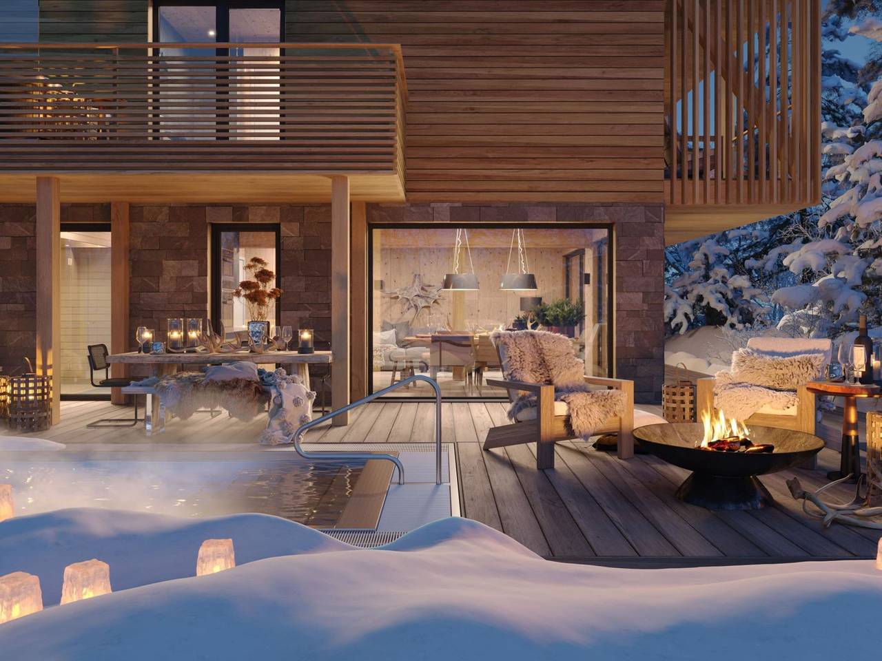 Villa # 5a mit Sauna & Pool in St. Georgen ob Murau, Sankt Georgen am Kreischberg