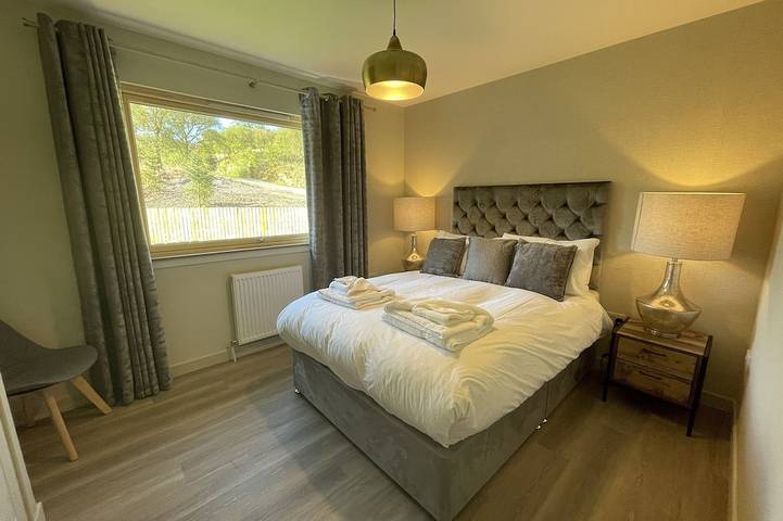 Luxury lodge with hot tub in Argyll & Bute