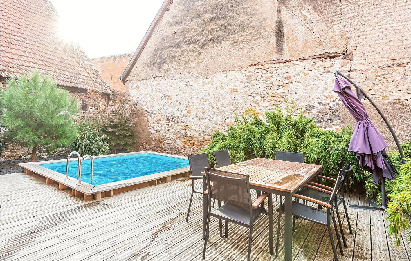 Gemütliche Wohnung mit Pool bei Katzenthal in Ingersheim, Rappoltsweiler und Umgebung