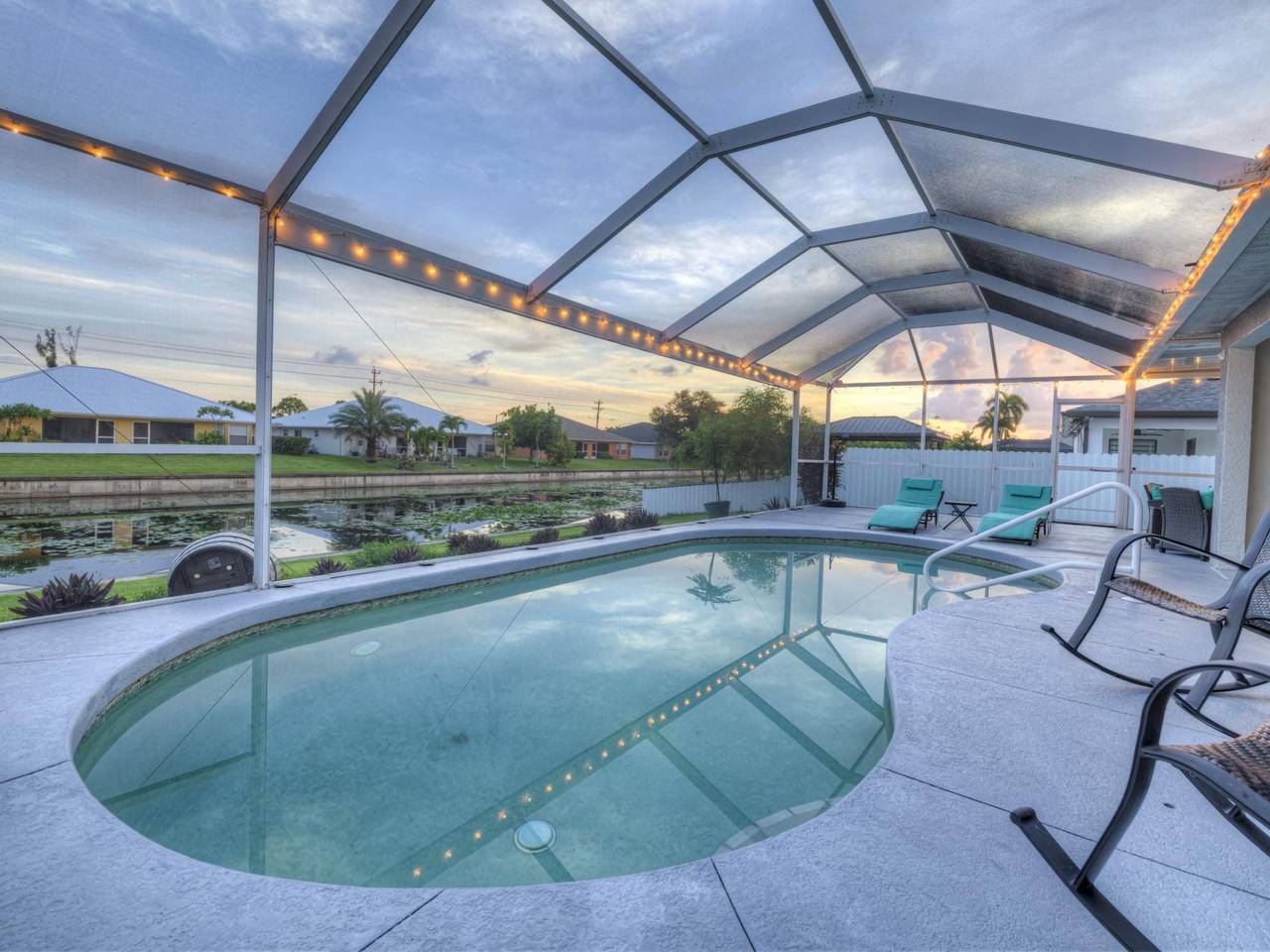 Villa Seabreeze - Gemütliches Familienhaus, direkt am Wasser in Cape Coral, Southwest Florida