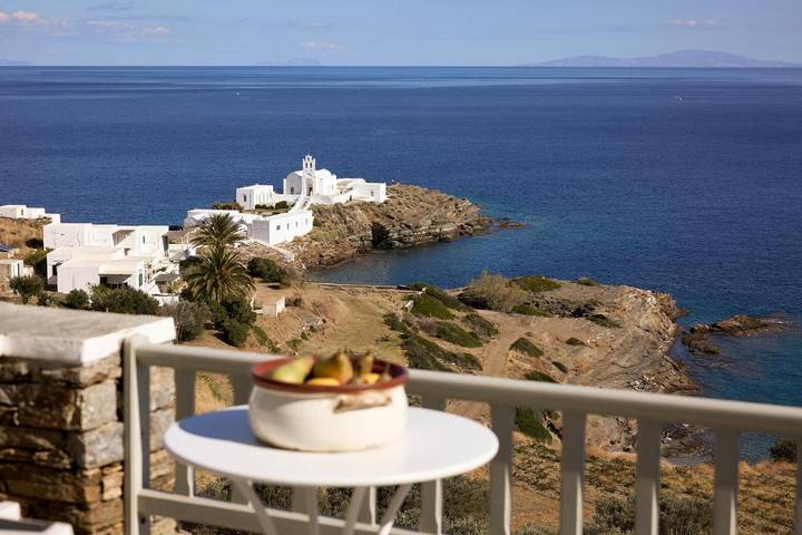 Hôtel pour 2 personnes, avec jardin ainsi que piscine et vue dans Platis Gialos Sifnos - 4