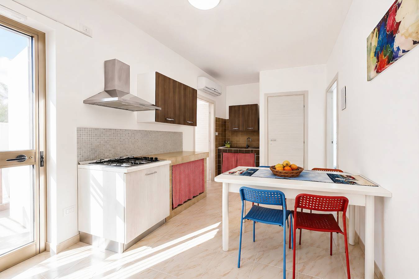 Ganze Wohnung, Apartment 'Francesca, Bilo A' mit Gemeinschaftsterrasse, Wlan und Klimaanlage in Marina di Peschici (Peschici), Peschici und Umgebung