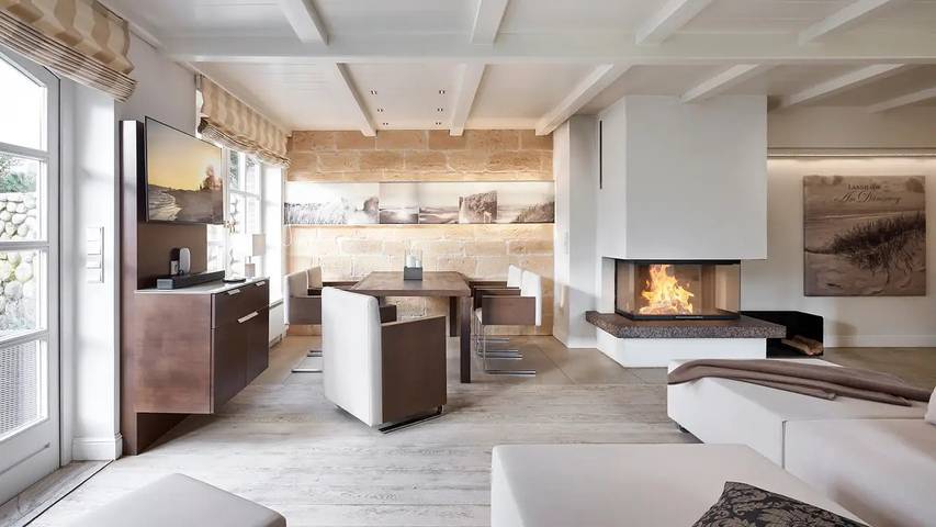 Ferienhaus mit Meerblick für 4 Personen, mit Garten und Terrasse sowie Sauna, mit Haustier in Nieblum - 4