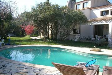 Villa pour 10 personnes, avec terrasse et jardin, animaux acceptés à Montpellier