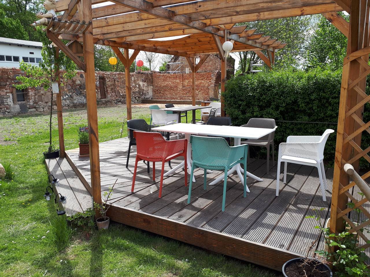 Ganze Wohnung, Ferienwohnung 'Ehemaliges Gutsverwalterhaus' mit Gemeinschaftsterrasse, Gemeinschaftsgarten und Wlan in Mildenitz, Mecklenburg-Strelitz
