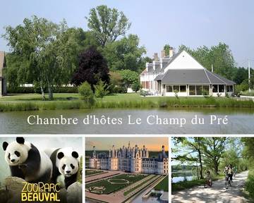 Chambre d’hôte pour 4 personnes, avec jardin, animaux acceptés à Gièvres