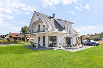 Ferienhaus für 6 Personen, mit Garten und Terrasse sowie Sauna in Röbel-Müritz