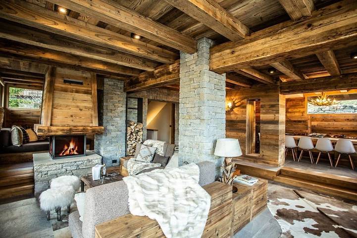 Chalet pour 18 personnes, avec jardin et jacuzzi, animaux acceptés à Breuil-Cervinia