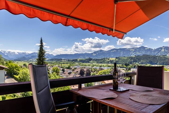 Geheel appartement, Appartement Keller Am Kalvarienberg met balkon en wifi in Sonthofen, Zwaben (Bayern)