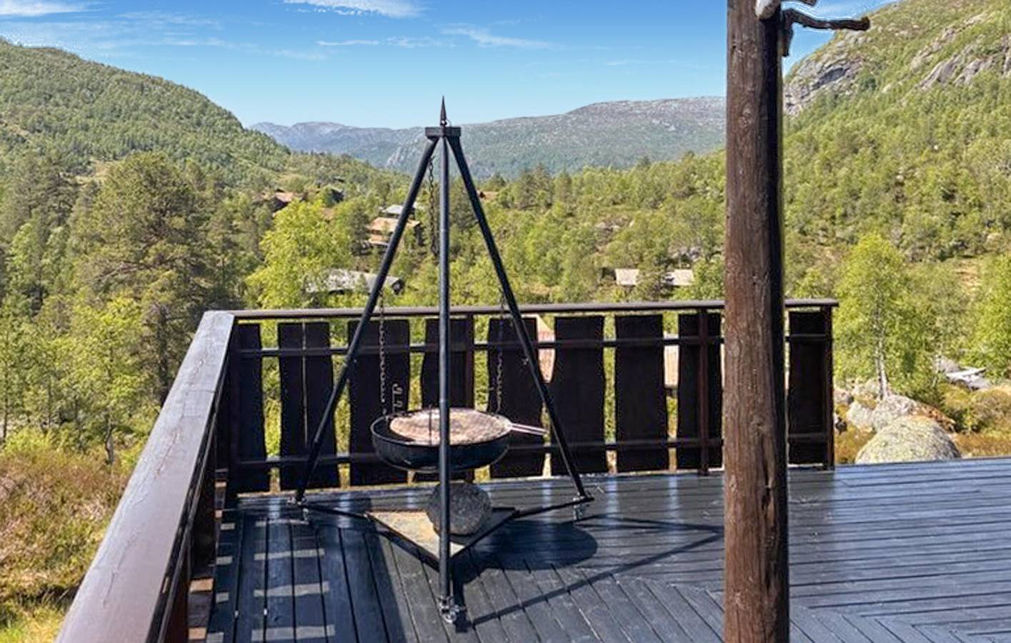 Feriehus for 10 personer med terrasse in Sirdal 