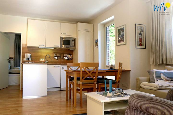 Ferienwohnung für 4 Personen, mit Balkon und Garten auf Langeoog