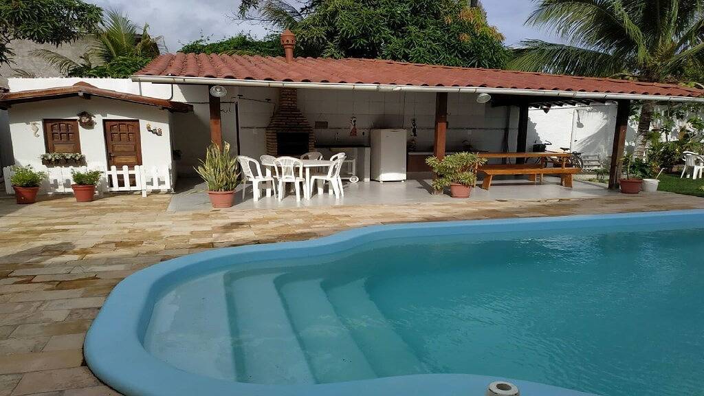 Haus in Serrambi, mit Pool, Grill und weniger als 30 Meter vom Strand entfernt in Praia Porto de Galinhas, Litoral Sul de Pernambuco
