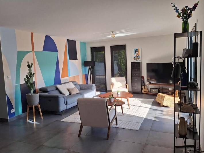 Maison de vacances pour 8 personnes, avec jardin