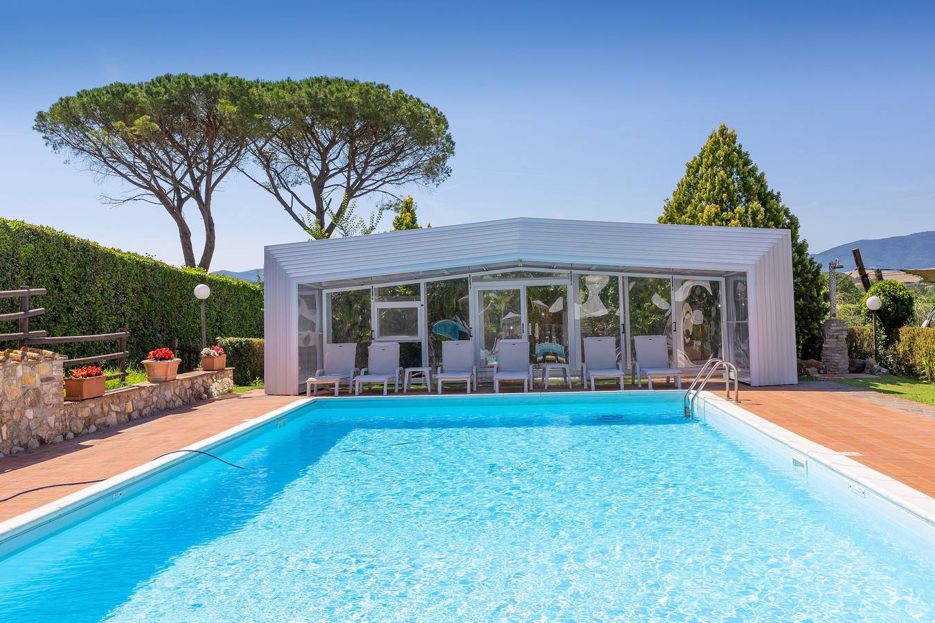 Ganze Wohnung, Ferienwohnung '1' mit Gemeinschaftspool, Wi-Fi und Klimaanlage in Montecatini Val di Cecina, Etruskische Küste