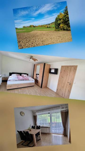 Ferienwohnung für 4 Personen, mit Ausblick und Balkon in Kollnburg