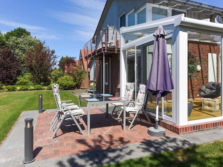 Ferienwohnung für 5 Personen, mit Garten und Sauna sowie Terrasse, kinderfreundlich in Holtgast - 3