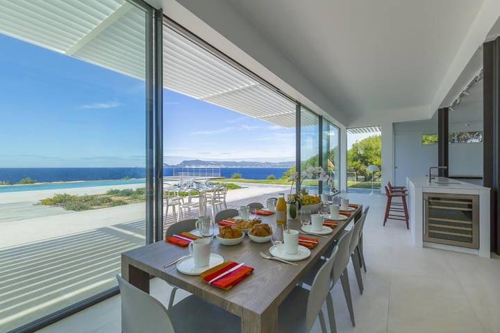 Villa pour 10 personnes, avec Terrasse ainsi que Piscine et Vue à Saint-Cyr-sur-Mer - 4