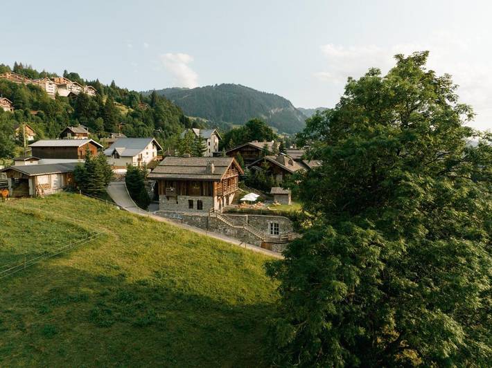 Hôtel pour 4 personnes, avec piscine et terrasse ainsi que vue et sauna, animaux acceptés