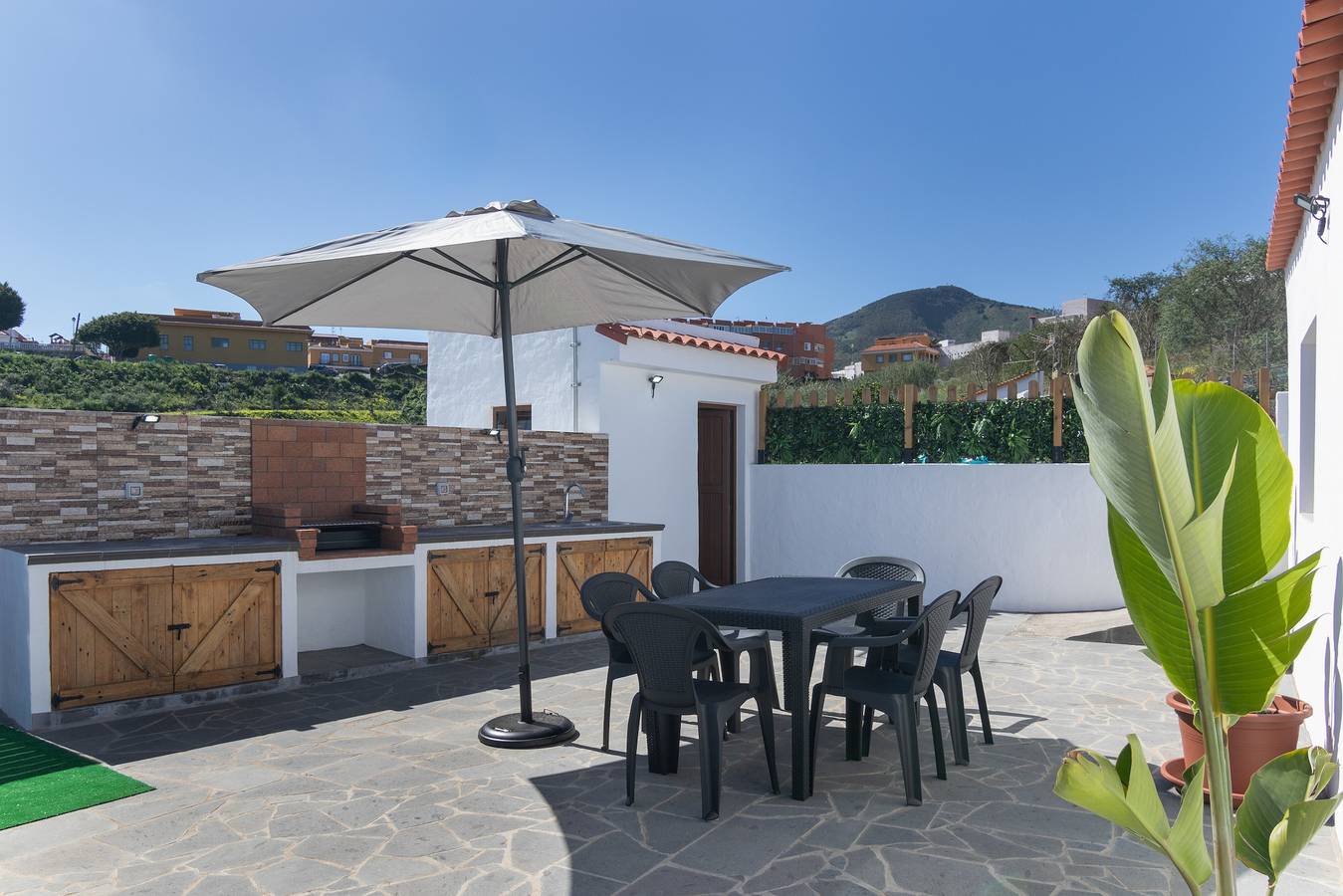 Ferienhaus 'Los Barranquillos' mit Meerblick, privatem Pool und Wi-Fi in Firgas, Gran Canaria Nord