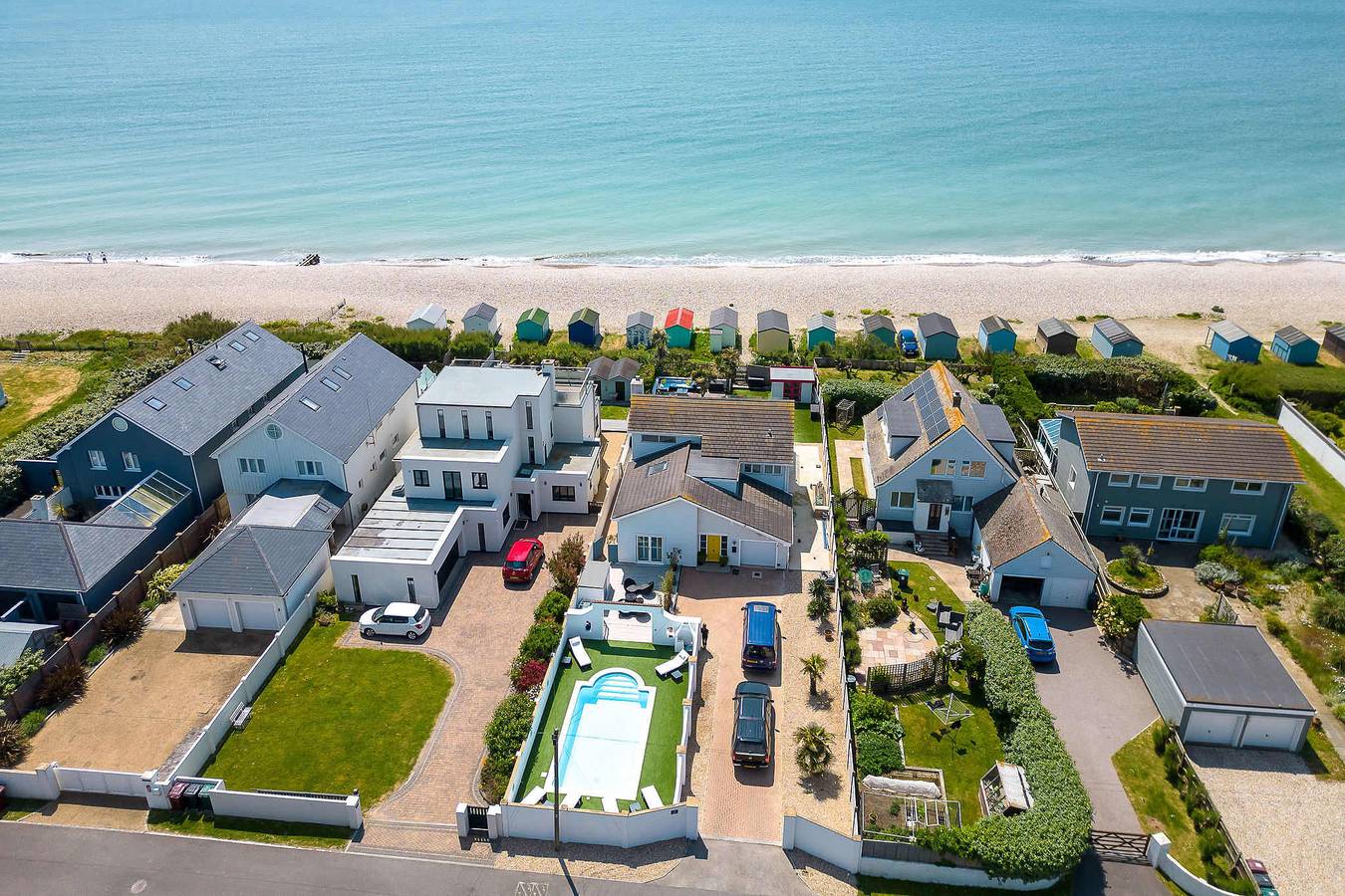Vibrant Seafront Home With Seasonal Pool in West Sussex