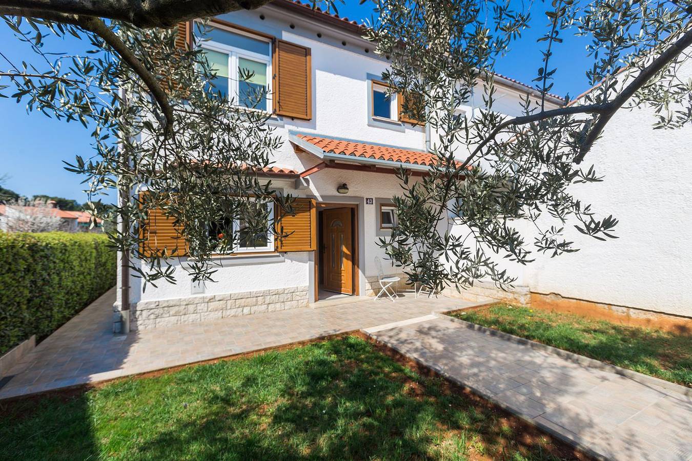 Hundefreundliches Ferienhaus nur 700 Meter zum Strand mit Grill, Waschmaschine in Poreč, Grad Poreč