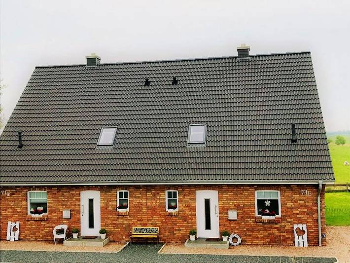 Ferienhaus für 6 Personen, mit Terrasse und Garten in Simonsberg