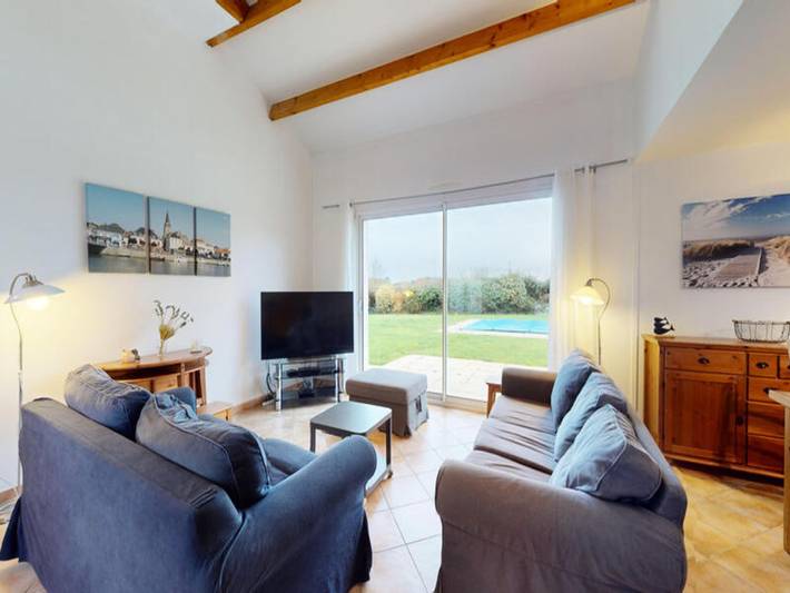 Gîte pour 8 personnes, avec jardin et piscine à L'Aiguillon-sur-Vie - 3