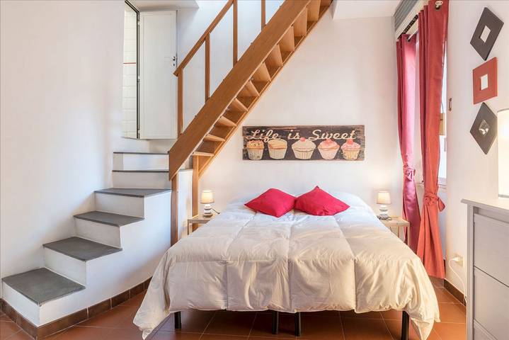 Apartment for 2 people, with balcony/terrace in Rome