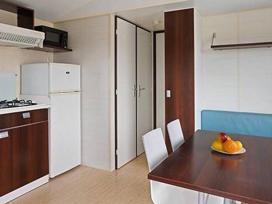 Camping Rieumontagné - Mobilhome 4 personas - Mobil-home | Clásico | 2 Dormitorios | 4 Pers. | Terraza individual in Lago de Laouzas, Nages