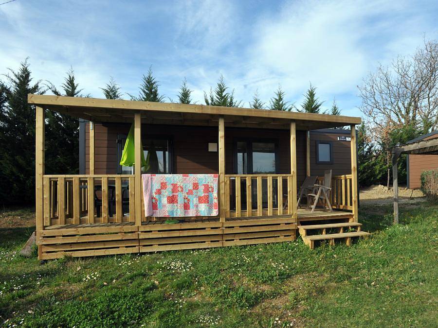 Camping Les Arches - Mobilheim 6 personen - Mobile Home Grand Large in Saint-Jean-le-Centenier, Ardèche