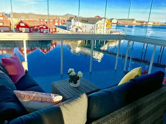 Appartement de vacances pour 4 personnes, avec Balcon ainsi que Terrasse et Vue