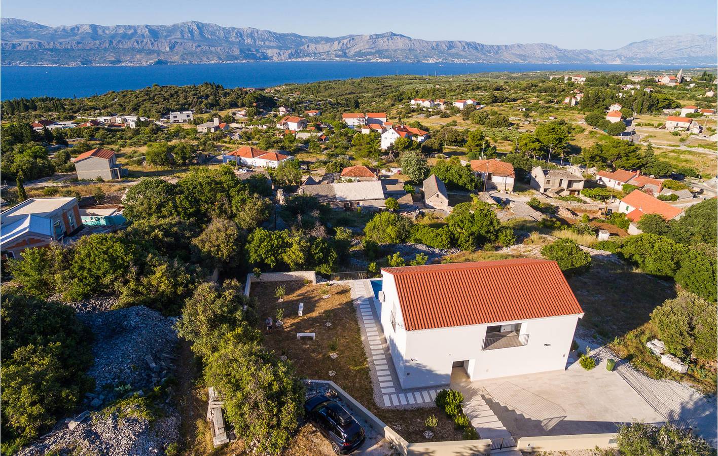 Ferienhaus für 7 Personen mit Pool in Supetar, Brac