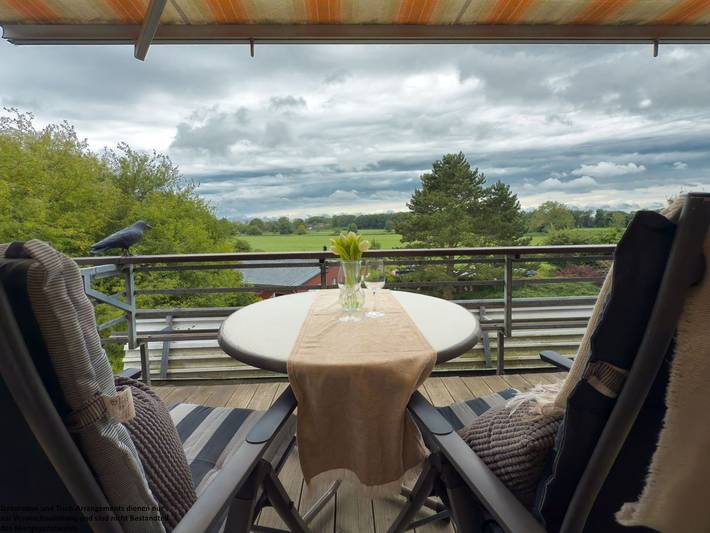 Ferienwohnung für 2 Personen, mit Ausblick und Balkon in Schillig - 4