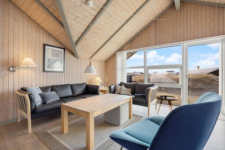 Ferienhaus für 5 Personen, mit Balkon/Terrasse und Terrasse sowie Sauna in Houvig - 4