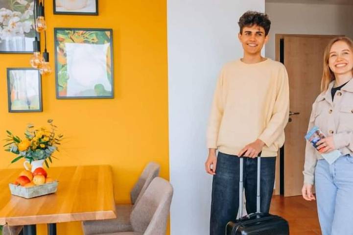 Ferienwohnung für 4 Personen, mit Garten und Balkon - 1