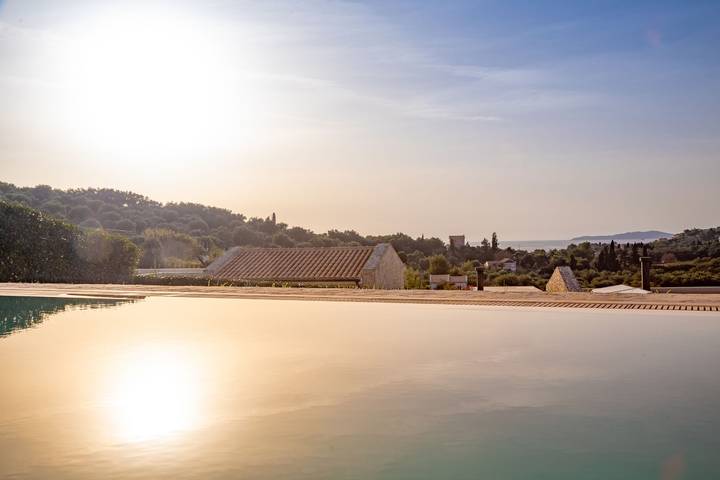 Villa mit pool für 5 Personen, mit Ausblick und Pool sowie Garten auf Korfu - 4