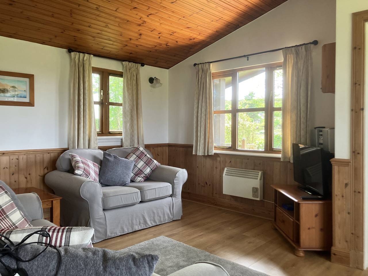 Lodge voor 4 personen met tuin in Highlands