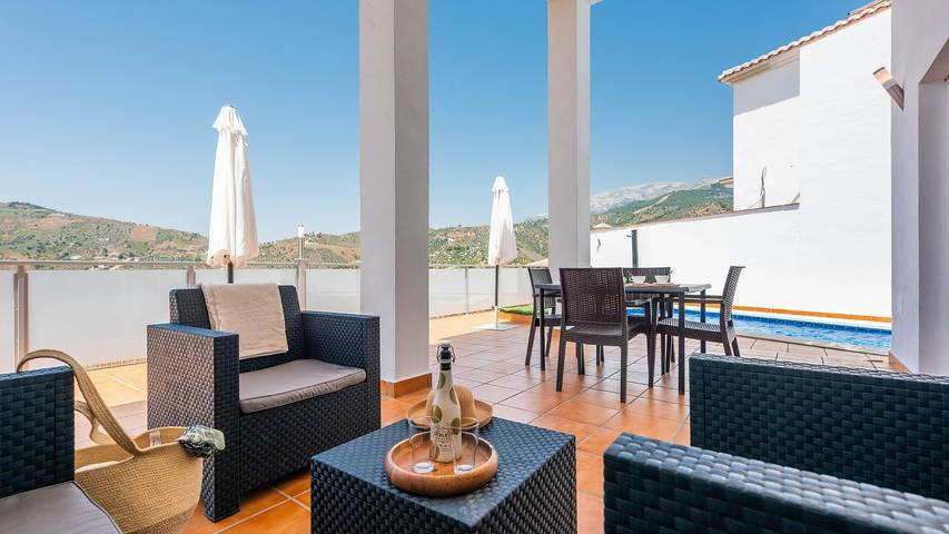 Casa rural para 10 personas, con balcón/terraza y piscina en Canillas de Albaida - 3