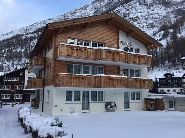 Ganze Ferienwohnung, 4-Bettwohnung im Erdgeschoss in Saas-Almagell, Walliser Alpen